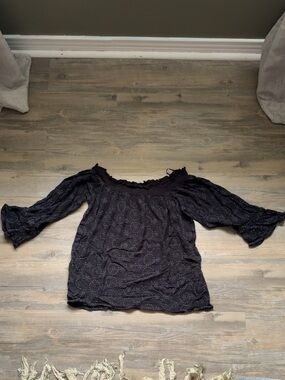 H&M boho-style off-the-shoulder peasant blouse